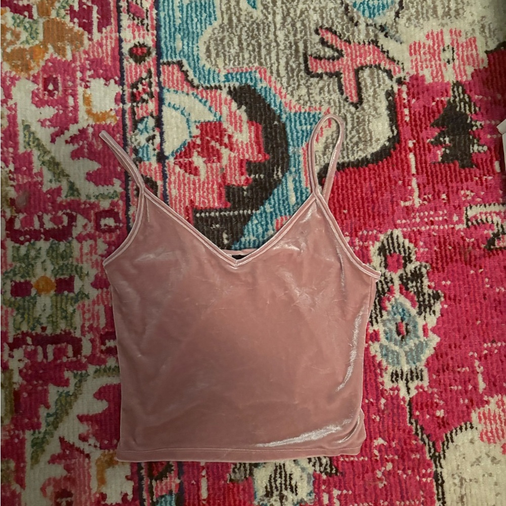 Velvet Pink Cami Top